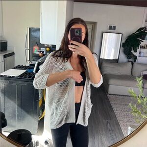 Urban Outfitters Women's Knit Cardigan - Cream